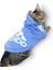 Bebek Mavisi Adidog Kapşonlu Kedi Sweatshirt Kedi Kazağı 4