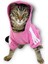 Pembe Adidog Kapşonlu Kedi Sweatshirt Kazak 2
