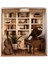 Ahşap Minyatür Bebek Evi W/ & Mobilya Set Çalışma Odası (Yurt Dışından) 2