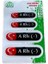 Kan A Rh -- Damla Sticker (4 Adet) 1 Paket 1
