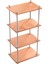 1: 6 Ölçekli Organizatör Tutucu Dolhhouse Dıy Aksesuarı İçin Minyatür Mobilya 4 Tier Short (Yurt Dışından) 1