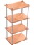 1: 6 Ölçekli Organizatör Tutucu Dolhhouse Dıy Aksesuarı İçin Minyatür Mobilya 4 Tier Short (Yurt Dışından) 3