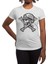 Skull Military Helmet Crossed Bones Retro Beyaz Spor Tişört 2