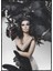 Siyah Saçlı Kelebekli Kadın Moda Güzellik Poster P-004652 1