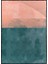 Fırça Darbeleri ve Şekiller Pastel Renkler Modern Poster P-004429 1
