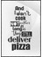 And I Do Not Cook..ingilizce Yazı Pizza Yemek Dekoratif Poster P-004550 1
