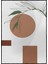 Bitki Yapraklar ve Şekiller Modern Poster P-000771 1