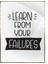 Learn From Your Failures Ingilizce Yazı Motivasyon Poster P-000480 1