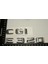 Benz E 320 Cgi Bagaj Krom Metal 3m 3D Yazı Logo 4
