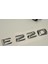 Benz E220 Bagaj Krom Metal 3m 3D Yazı Logo 3