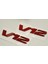 V12 Çamurluk Yanı Kırmızı Abs 3m Yazı Logo Orjinal Ürün 3