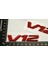V12 Çamurluk Yanı Kırmızı Abs 3m Yazı Logo Orjinal Ürün 5