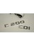 Benz C 200 Cdi Bagaj Krom Metal 3m 3D Yazı Logo 2