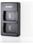 Sony A6000 A6100 A6300 A6400 A6500 Için Ikili USB Şarj Cihazı Sanger 1