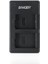 Sony A6000 A6100 A6300 A6400 A6500 Için Ikili USB Şarj Cihazı Sanger 2