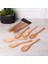 Bambu Kaşık Salça Kaşığı Bambu Kaşık 6'lı Set 17 cm 1