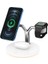 3 In 1 Manyetik Kablosuz Şarj Standı iPhone 12 13 Mini Pro Max Iwatch 15 W Hızlı Şarj Dock İstasyonu Apple Kulaklık (Yurt Dışından) 1