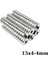 15X4-4MM Havşa Delikli Neodyum Güçlü Mıknatıs - Neodim Magnet 1