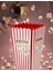 Movie Day Popcorn Patlamış Mısır Kovası - Çerezlik Atıştırmalık Kabı Dikdörtgen Cips Beslenme Kabı 5