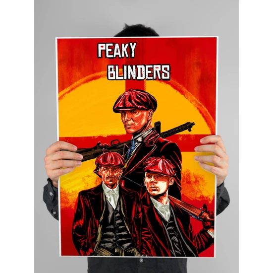 Peaky Blinders Poster 60X90CM Afiş - Kalın Poster Kağıdı Dijital Baskı