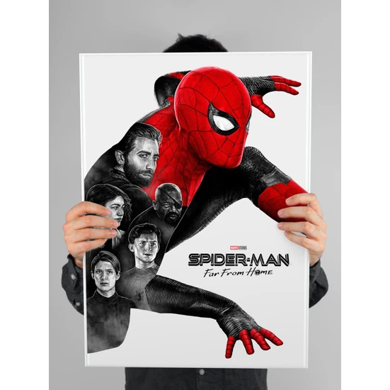 Spiderman Far From Home Poster 60X90CM Örümcek Adam Afiş - Kalın Poster Kağıdı Dijital Baskı