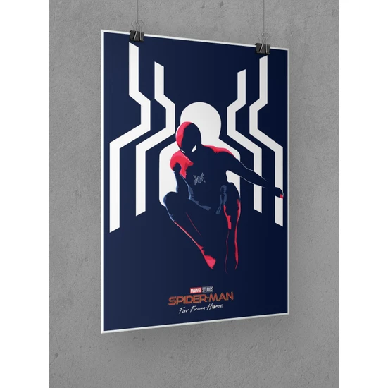 Spiderman Far From Home Poster 45X60CM Örümcek Adam Afiş - Kalın Poster Kağıdı Dijital Baskı
