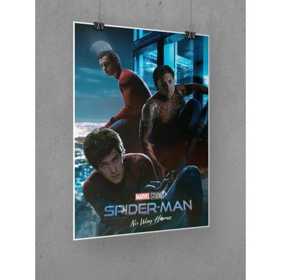 Spiderman No Way Home Poster 45X60CM Örümcek Adam Afiş - Kalın Poster Kağıdı Dijital Baskı