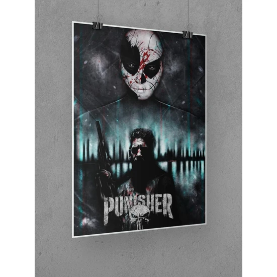 The Punisher Poster 45X60CM Afiş - Kalın Poster Kağıdı Dijital Baskı