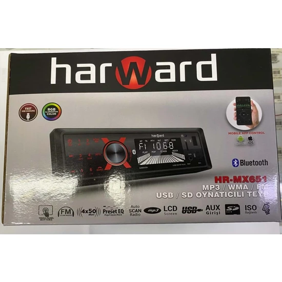 Harward HR-MX651 4X50 Watt Oto Teyp