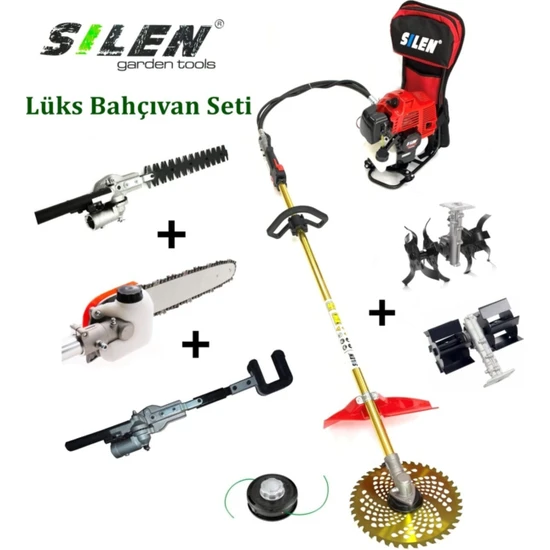 Silen Sırt Tırpan Lüks Bahçıvan Seti 3.2kw 4.6hp