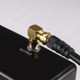 BK Teknoloji Altın Kaplama 90 Derece F Tipi Koaksiyel Anten Kablosu Adaptörü