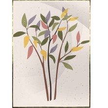 SHOP365 Meyveler Limonlar Yapraklar Pastel Renkler Modern Poster P-001769