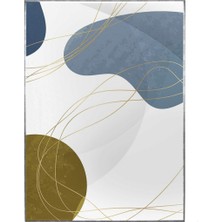 SHOP365 Şekiller ve Çizgiler Pastel Renkler Modern Poster P-001686