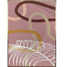 SHOP365 Bitki Yapraklar ve Şekiller Modern Poster P-002328