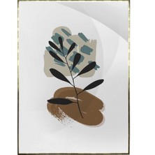 SHOP365 Bitki Yapraklar ve Şekiller Modern Poster P-002695
