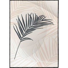 SHOP365 Palmiye Yaprakları Pastel Tonlar Modern Poster P-003859
