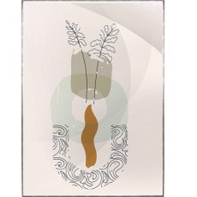 SHOP365 Doğa Bitki ve Şekiller Pastel Renkler Modern Poster P-004251