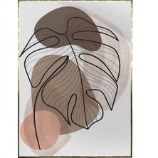 SHOP365 Bitki Yapraklar ve Şekiller Modern Poster P-002994