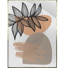 SHOP365 Bitki Yapraklar ve Şekiller Modern Poster P-003605