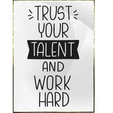 SHOP365 Trust Your Talent..ingilizce Yazı Motivasyon Poster P-000392
