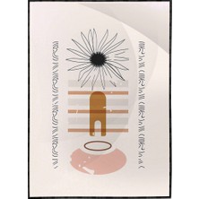 SHOP365 Doğa Çiçek ve Şekiller Açık Renkler Modern Poster P-004317
