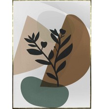 SHOP365 Yapraklar ve Şekiller Modern Poster P-001077