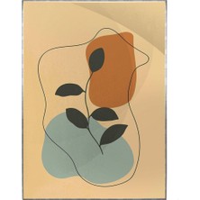 SHOP365 Bitki Yapraklar ve Şekiller Modern Poster P-001279