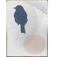 SHOP365 Yapraklar ve Şekiller Modern Poster P-001202