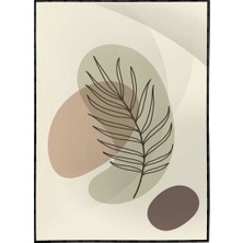 SHOP365 Bitki Yapraklar ve Şekiller Modern Poster P-002083