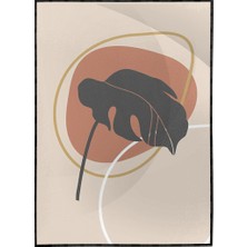 SHOP365 Bitki Yapraklar ve Şekiller Modern Poster P-002097