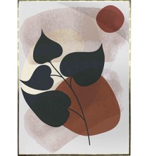 SHOP365 Yapraklar ve Şekiller Modern Poster P-003244