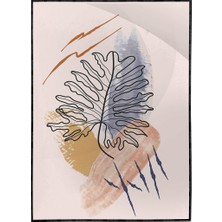 SHOP365 Yapraklar ve Şekiller Modern Poster P-003100