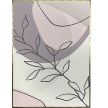 SHOP365 Yapraklar ve Şekiller Modern Poster P-001251