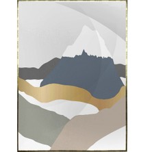SHOP365 Ay Güneş ve Toprak Renkleri Modern Poster P-001296